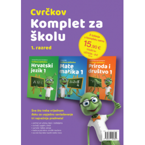 Cvrčkov komplet za školu 1.razred