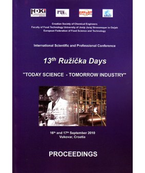 International Scientific and Professional Conference 13th Ružička Days